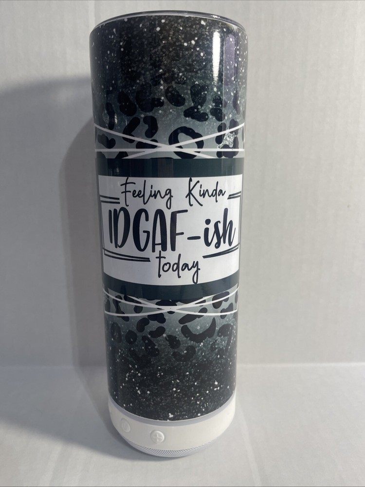 Custom Insulated LED Speaker Tumbler with Flashing Lights