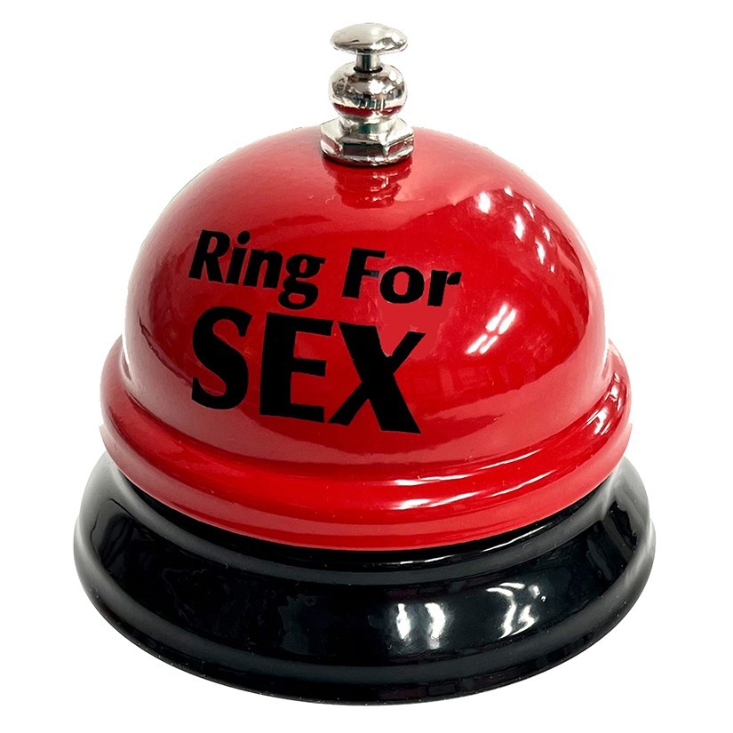 Ring The Bell For Sex Office Desk Top Bell-Novelty Adult Gag Gift