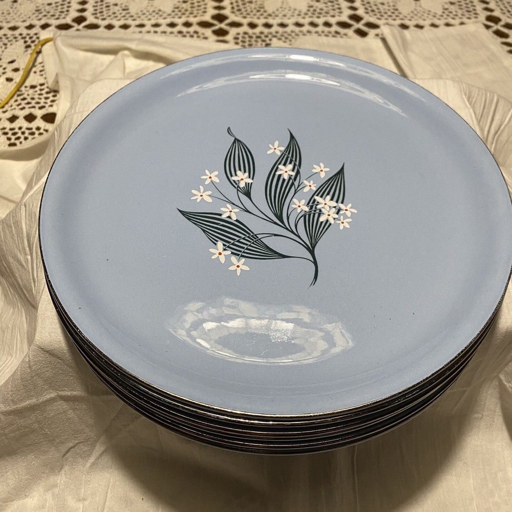 Set of 6 Homer Laughlin Skytone 10