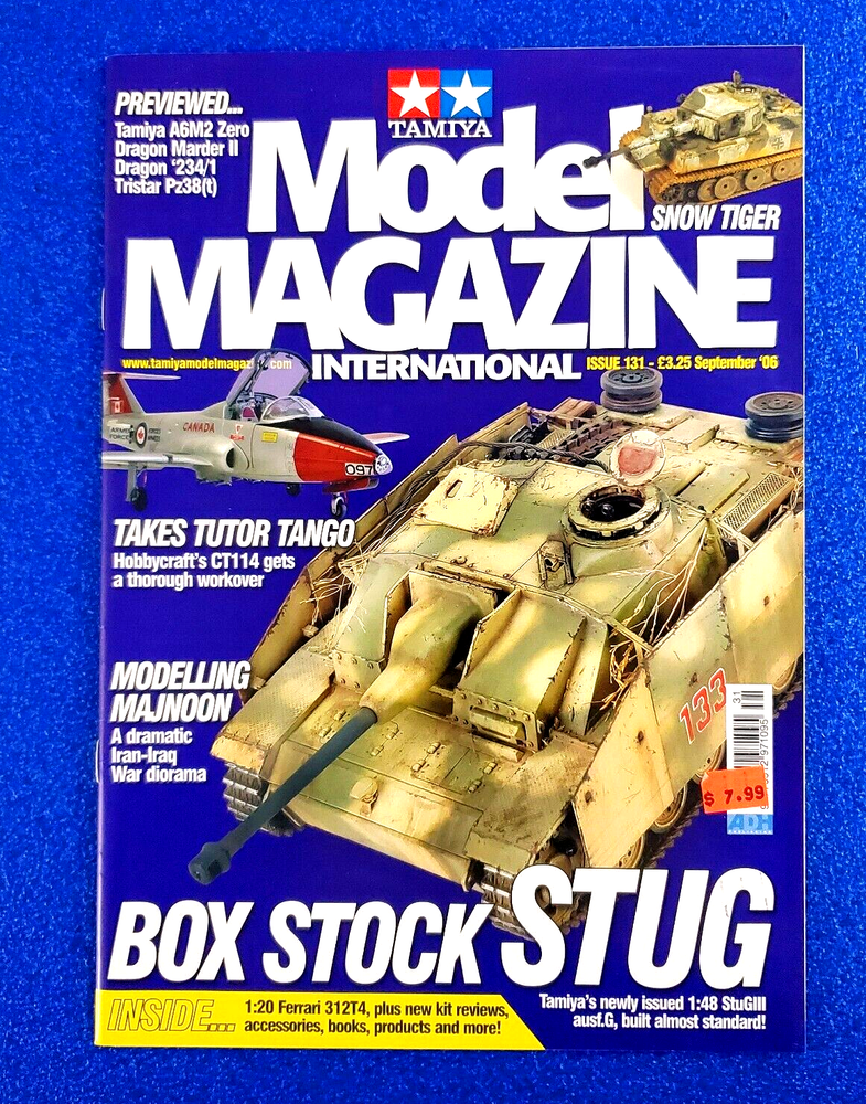 TAMIYA MODEL MAGAZINE: BOX STOCK STUG SEPTEMBER 2006 NO. 131 HOBBY MAGAZINE