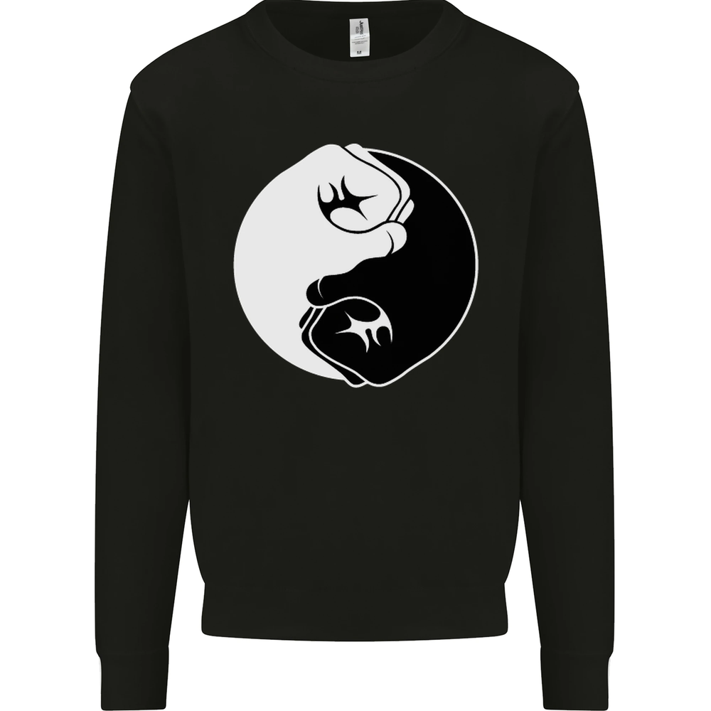 Taekwondo Fighter Mixed Martial Arts MMA Mens Sweatshirt Jumper