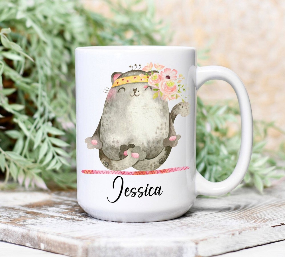 Yoga Meditation Christmas Personalized Mug Yoga Mug Present Yoga Teacher Gift