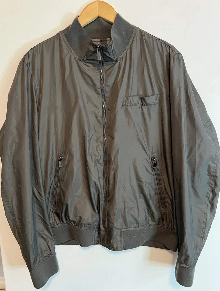 Men’s Massimo Dutti Nylon, Cotton Lined Bomber Jacket Size L