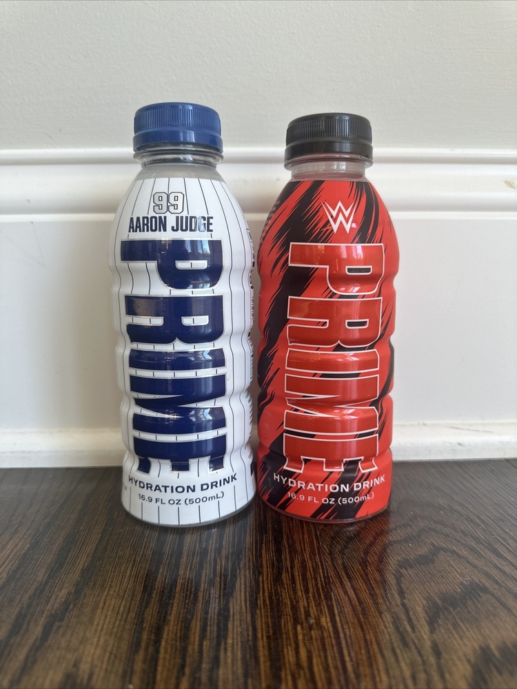 Aaron Judge/Wwe Prime Hydration Sealed Prime Hydration Bottles, Ships Next Day-image