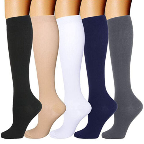 Compression Socks Stockings Womens Mens Knee High Medical 20-30 mmHG S-XXL