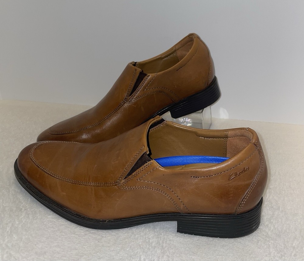 CLARKS Whiddon Step Loafers for Men in Brown Size US-8M UK-7G