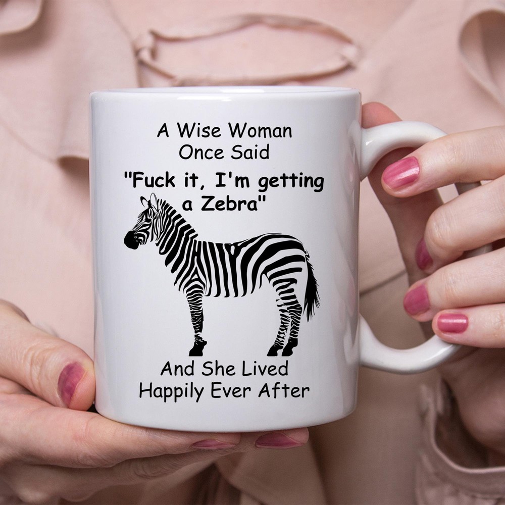 Funny Zebra Gift For Women White Coffee Mug Coffee Mug Coffee Cup