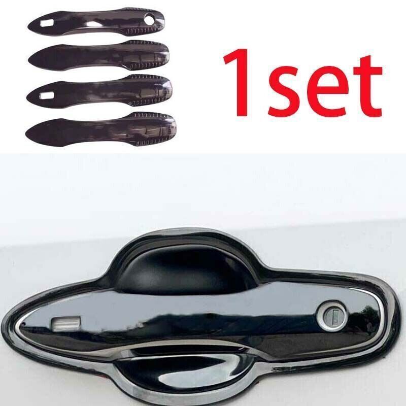 For Toyota Corolla Cross 2022-2023 Titanium Cover Trim Black Outside Door Handle