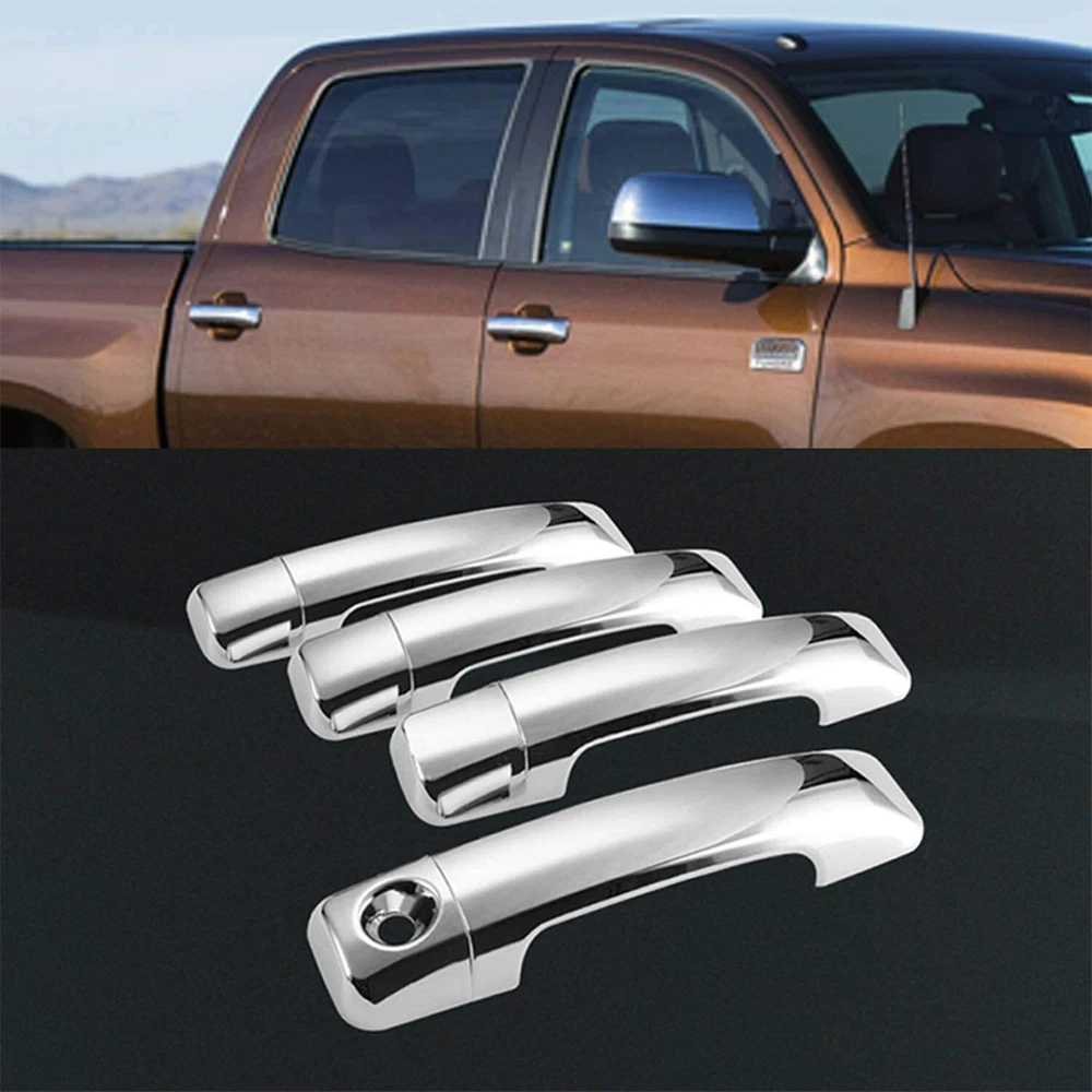 2007-2020 Toyota Tundra Chrome 4-Door Handle w/ Passenger Keyhole Cover