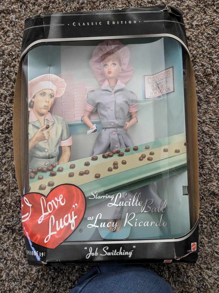 I Love Lucy Job Switching Episode 39  Barbie Mattel 21268 Original Box 21268