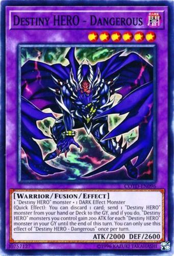 Destiny HERO Dangerous COTD-EN096 Common Unlimited Edition x3 Near Mint