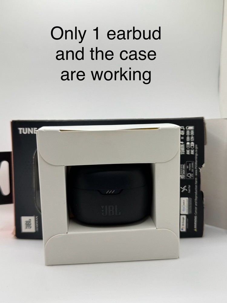 JBL Vibe Beam True Wireless Bluetooth Earbuds - Black