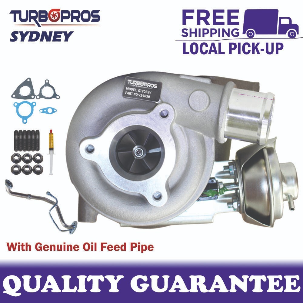 Turbo Charger+Oil feed Pipe For Nissan Patrol GU ZD30 3.0L Fits CRD 2007 Onwards