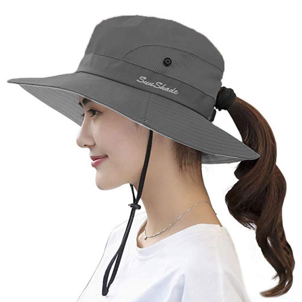 UPF 50+ Waterproof Wide Brim Sun Hat UV Protection Boonie Bucket Hat for Women  
