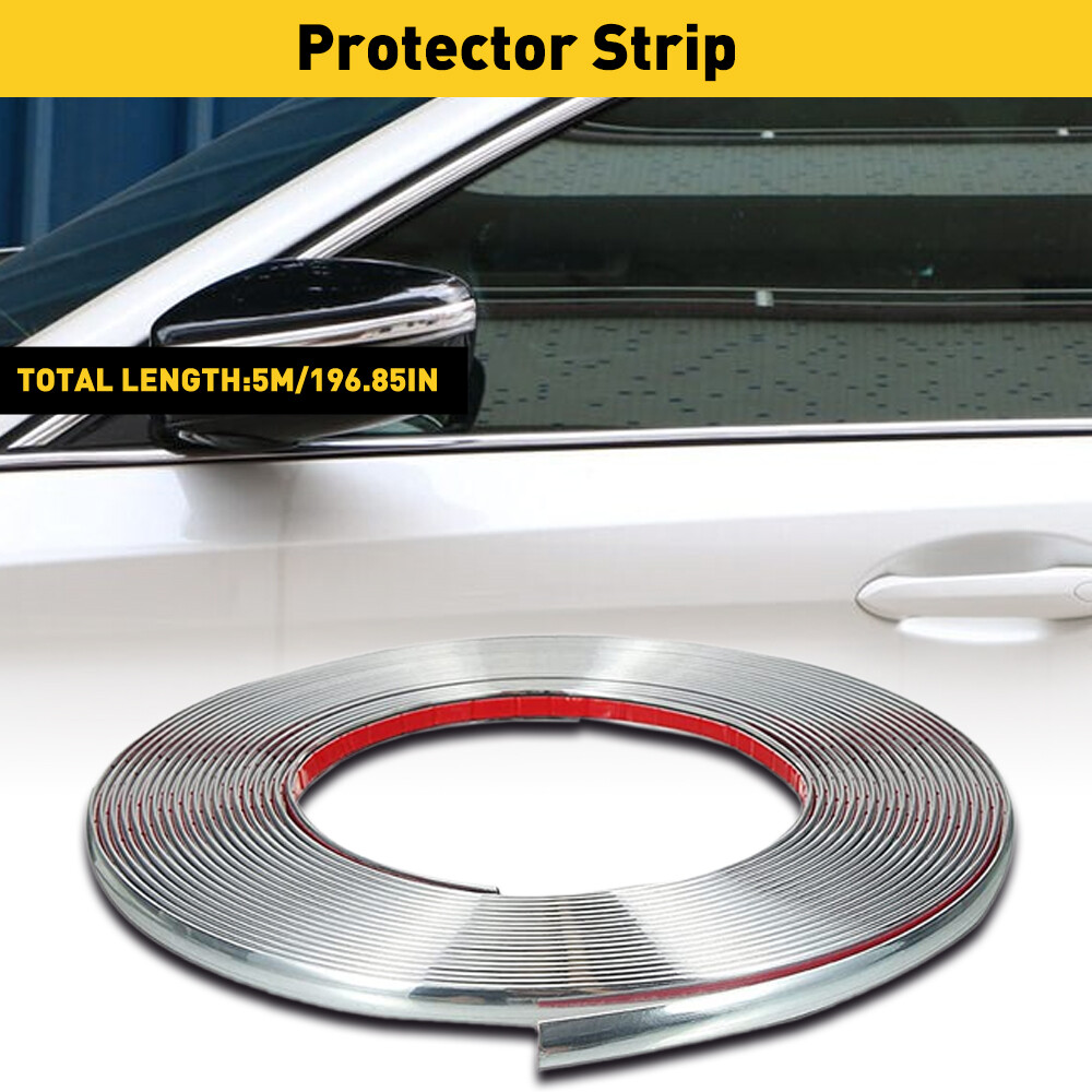 16 Feet Car Auto PVC Seal Trim Molding Doorge Lock Protector Weather Strip 5M