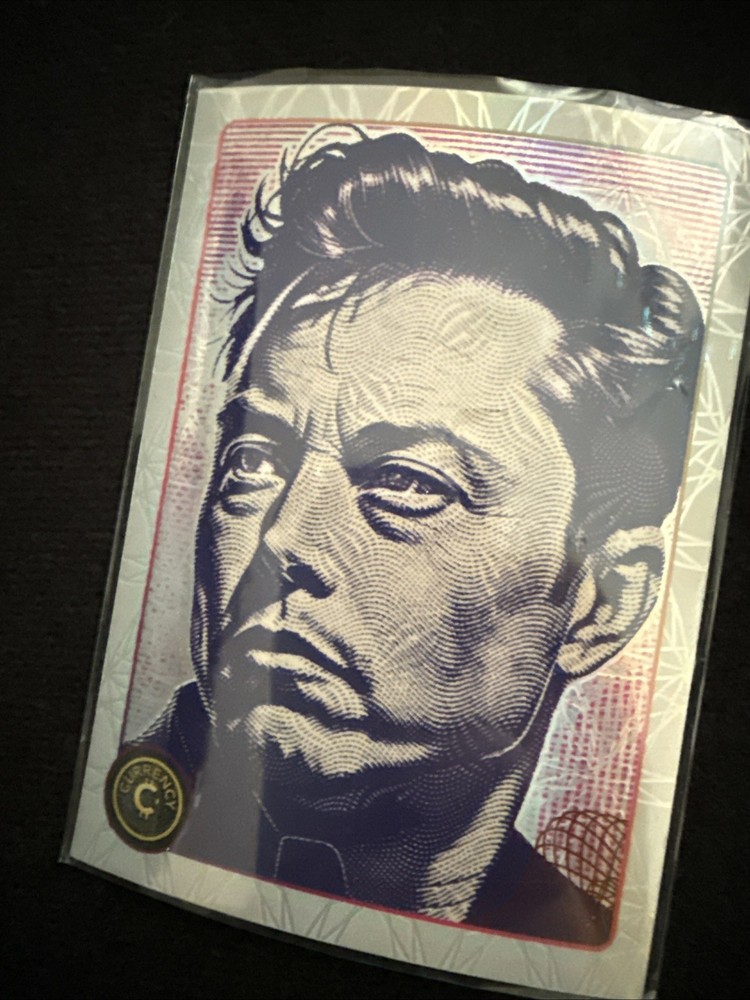 Cardsmith Currency card - Elon Musk trading card