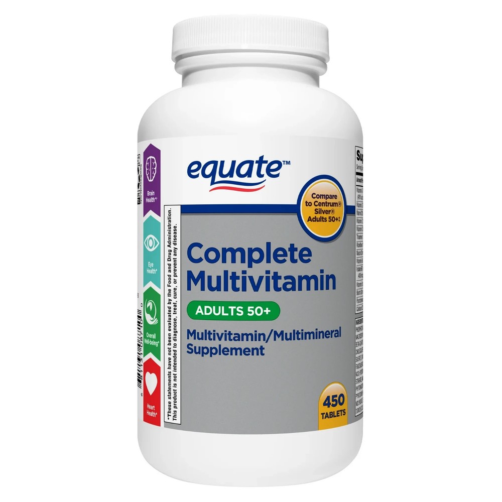 EQUATE Complete Multivitamin Adults 50 Multivitamin Tablets