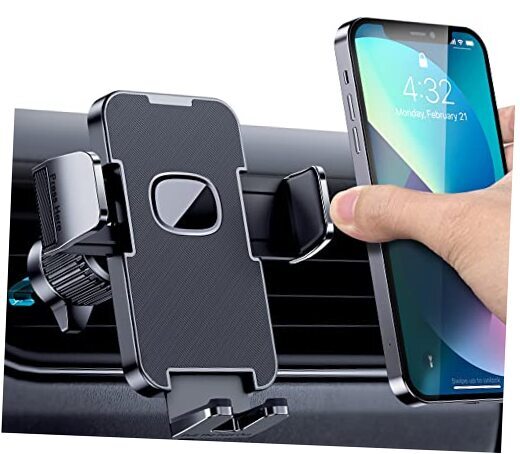 Military-Grade Car Vent Phone Mount with Secure Hook Clip  