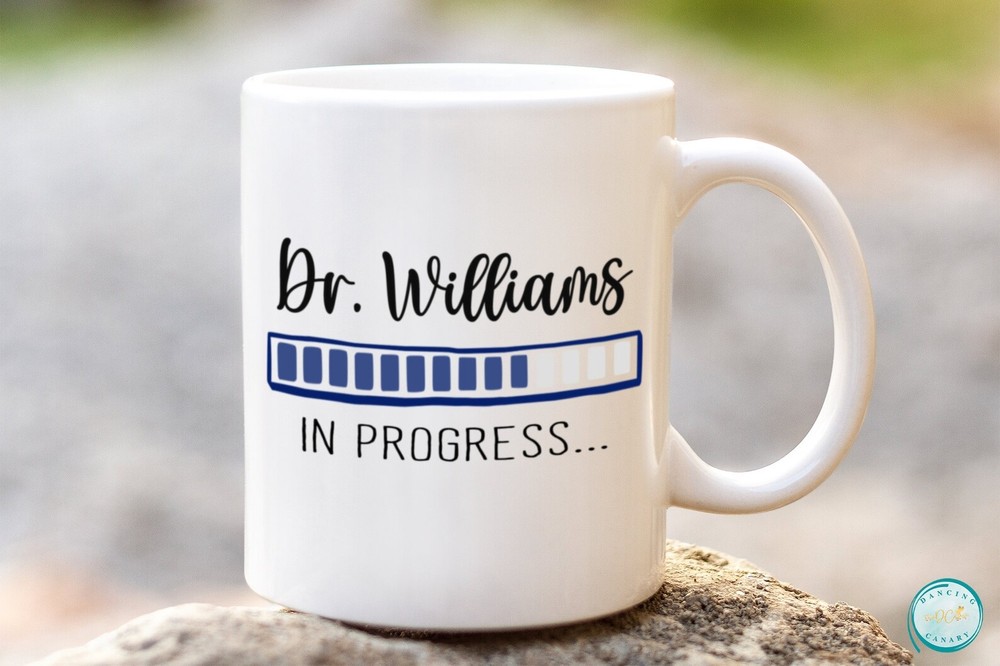 Uk Future Doctor Custom Name Mug Funny Med Student Gift Doctor In Progress Mug M