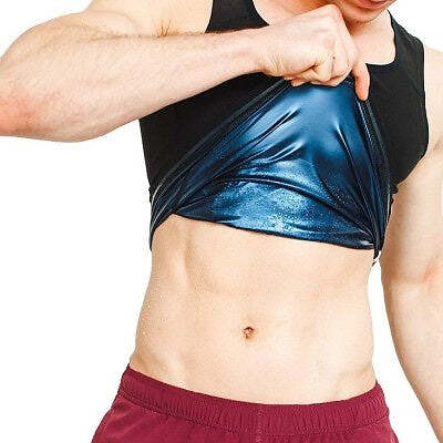 Men Neoprene Sweat Sauna Vest Body Shapers Corset Vest Waist Trainer Slimming Ve