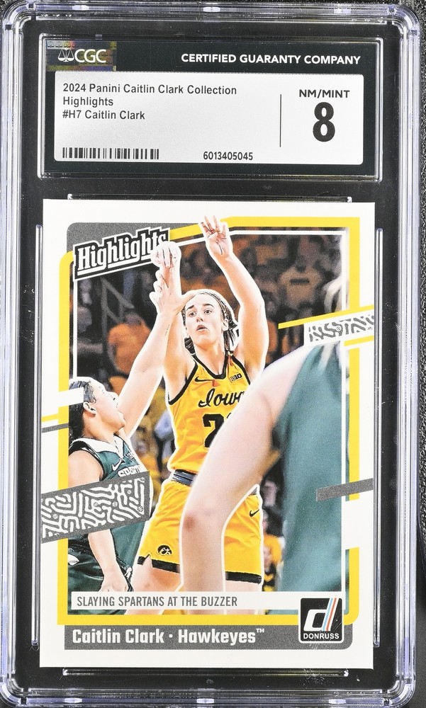 2024 Panini Caitlin Clark Collection Caitlin Clark #H7 Highlights CGC 8