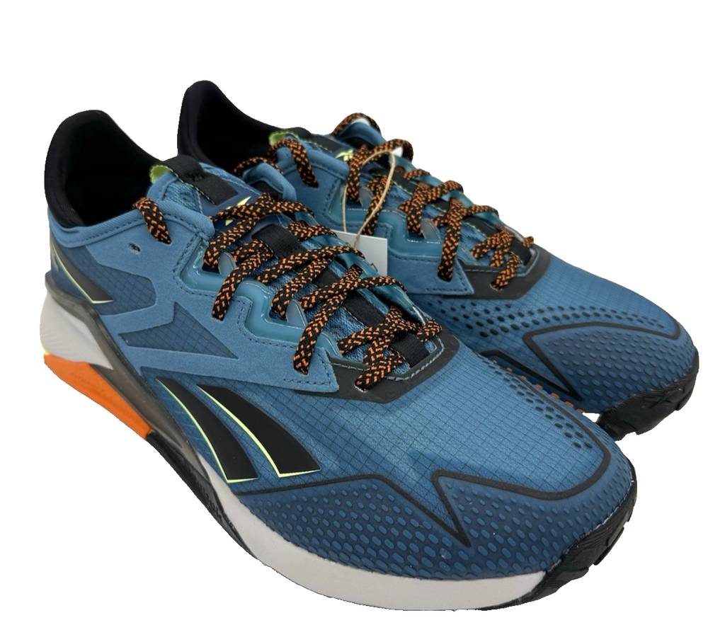 Reebok Nano X2 TR Adventure Steel Blue Smash Orange Mens Size 9 HP9226