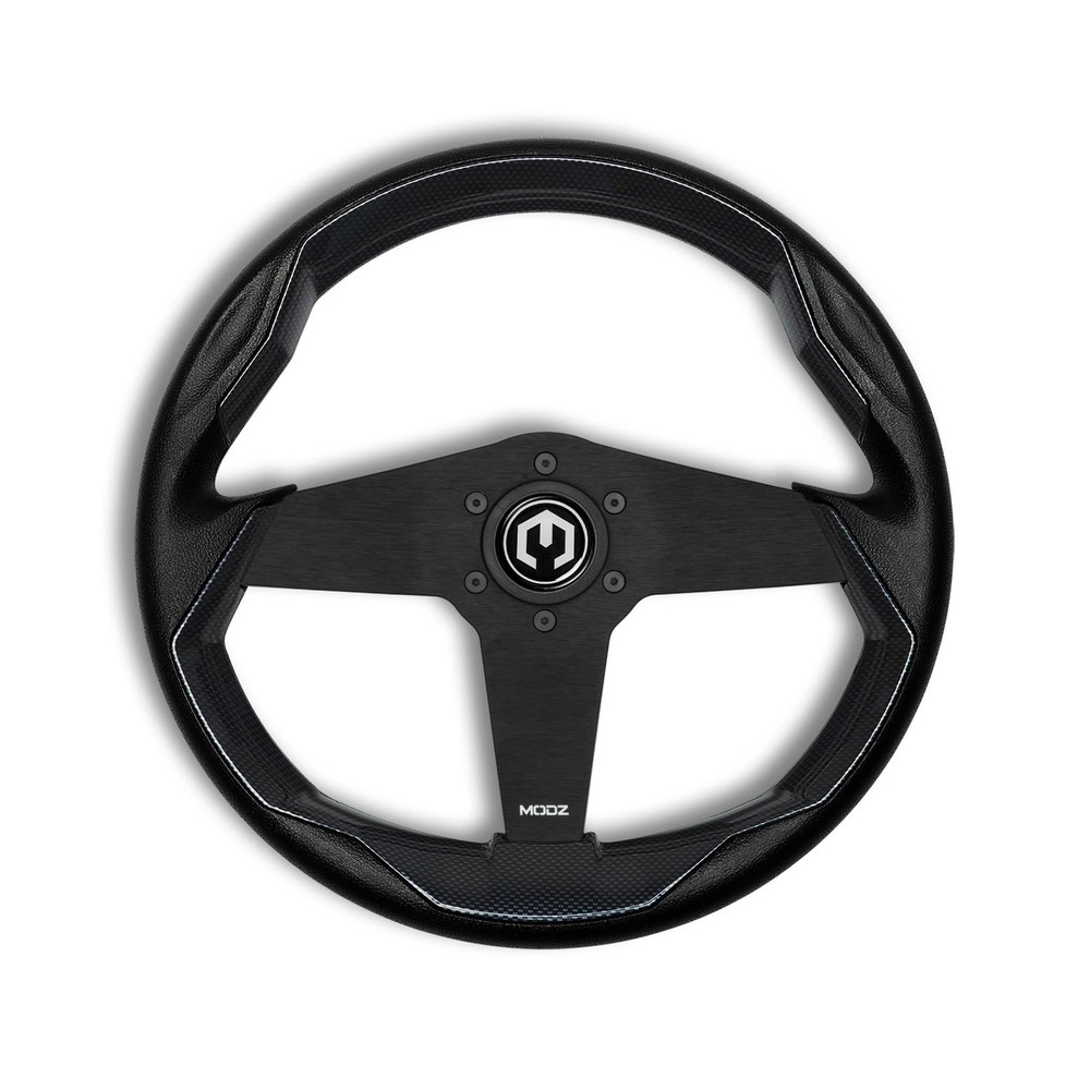 Golf Cart Steering Wheel, Carbon Fiber, Fit For All EZGO Models