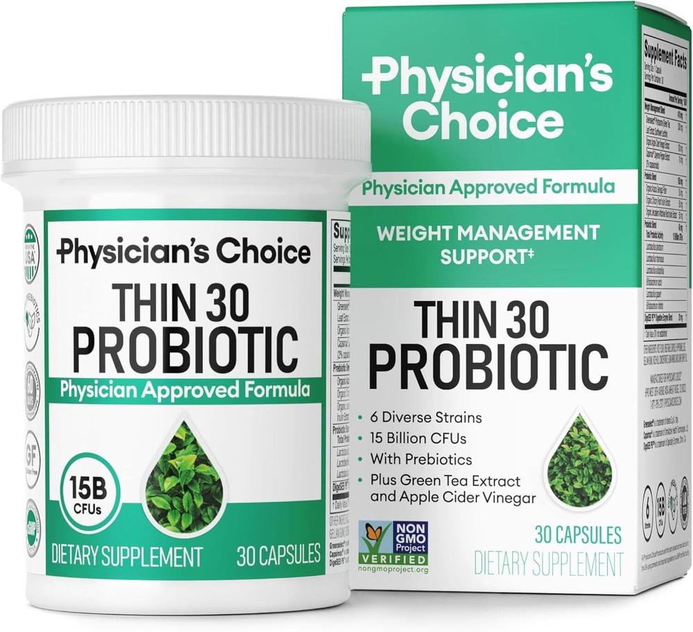 Physician's CHOICE Probiotics for Weight Management & 30 Count (Pack of 1)