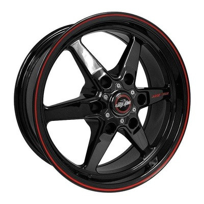 Race Star Industries 93-795852B, One 93 Truck Star Gloss Blac K 17X9.5 6X5.50Bc