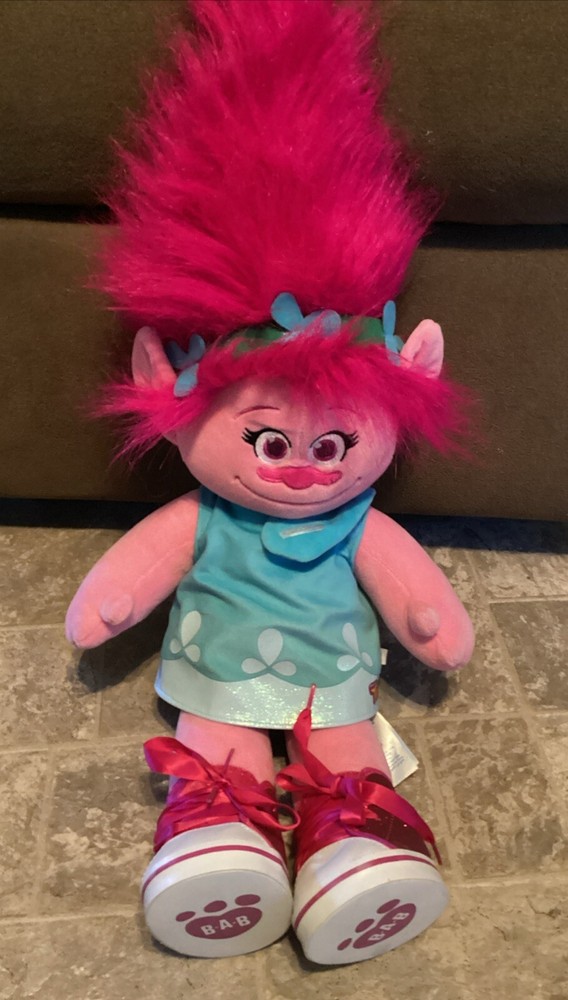 Build a Bear Dreamworks Trolls Princess Poppy 23” Plush Doll with Dress
