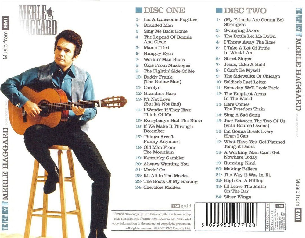 MERLE HAGGARD VERY BEST OF MERLE HAGGARD [EMI GOLD] NEW CD