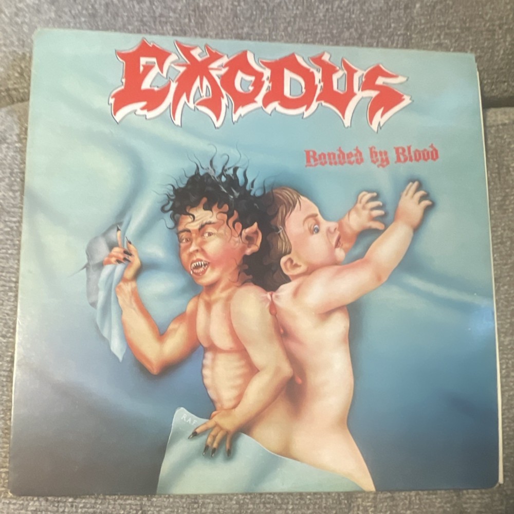 Signed Exodus Bonded By Blood Vinyl Promotional Use Only Very Rare