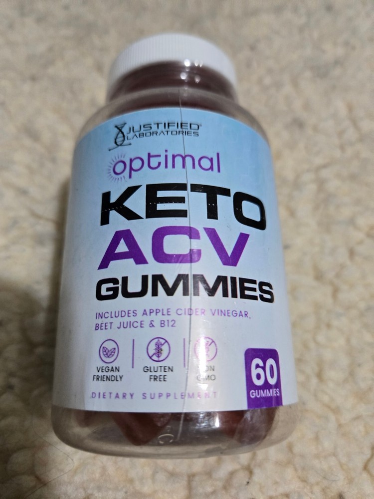 New Optimal Keto Gummies ACV Fat Burning Weight Loss  - 60 Gummies 9/2025