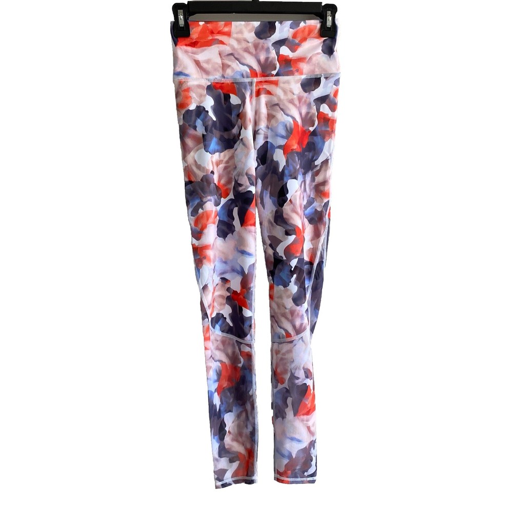 Fabletics Define Powerhold High Waisted Blue Orange Dream Leggings Size XS NWT