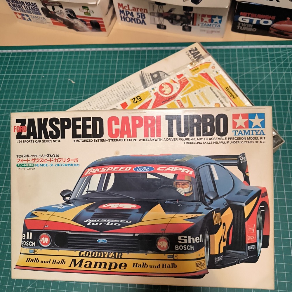 Tamiya 1/24 Ford Zakspeed Capri Turbo Sports Car Series No.14
