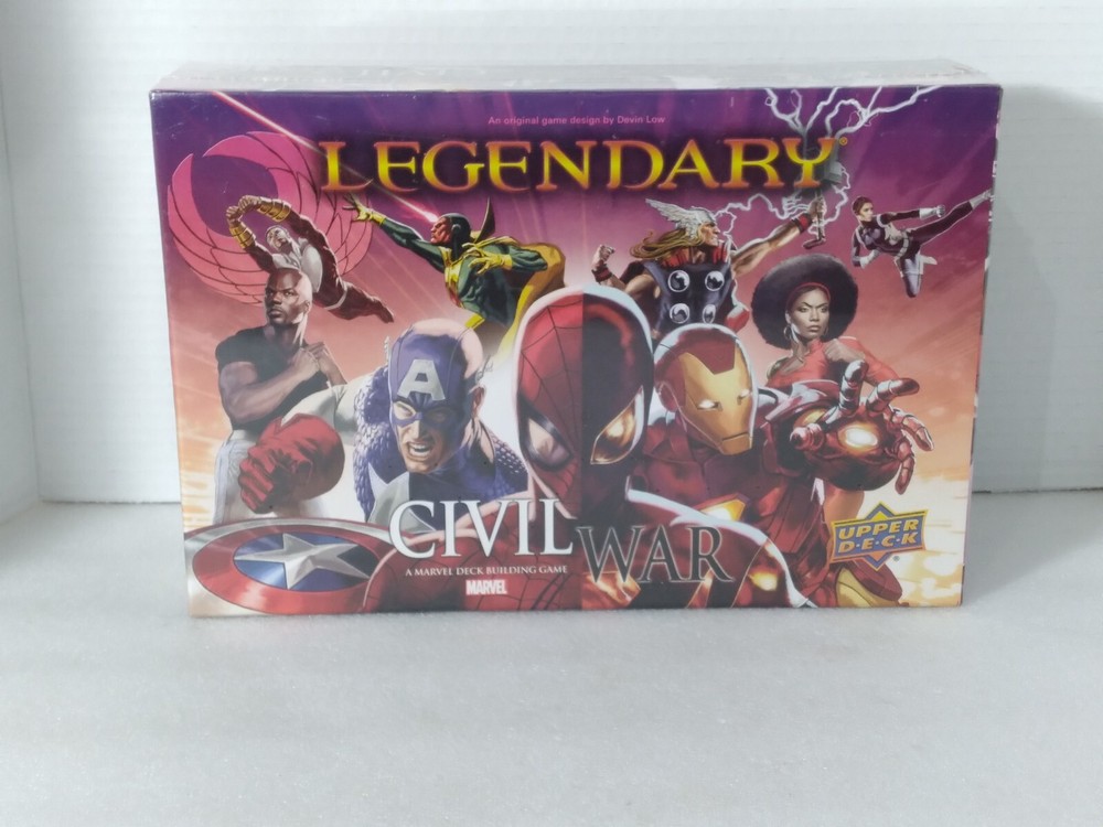 Upper Deck MARVEL Legendary Civil War Expansion Deck Building Card Game (SEALED)