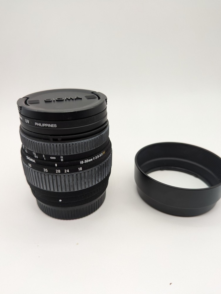 Sigma Pentax 18-50mm Lens f/3.5-5.6 DC - K Mount Great Condition!