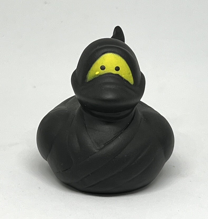 Ninja Rubber Duck 2 Inch Ducky Karate Bath Pool Jeep Toy for Kids