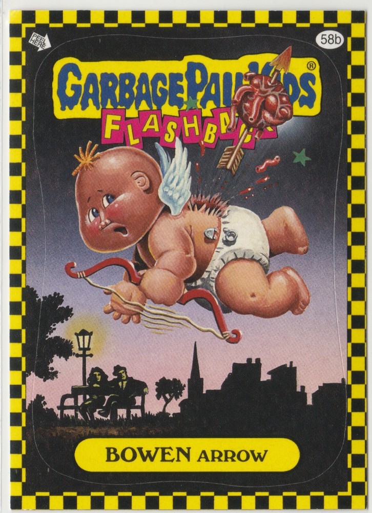 Bowen Arrow #58b Garbage Pail Kids 2010 FB1 Flashback Series Card