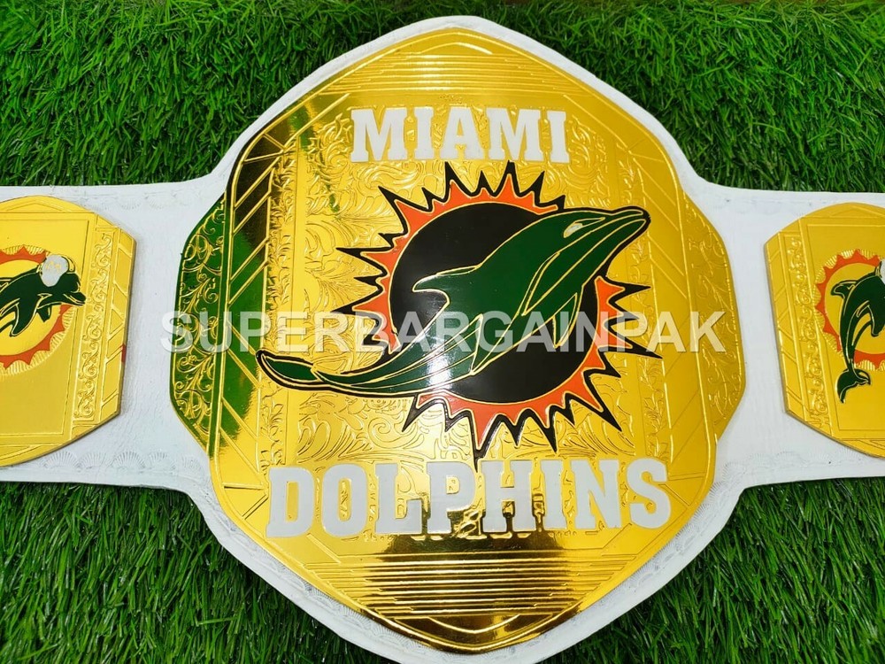 Miami Dolphins Championship Belt 2mm brass