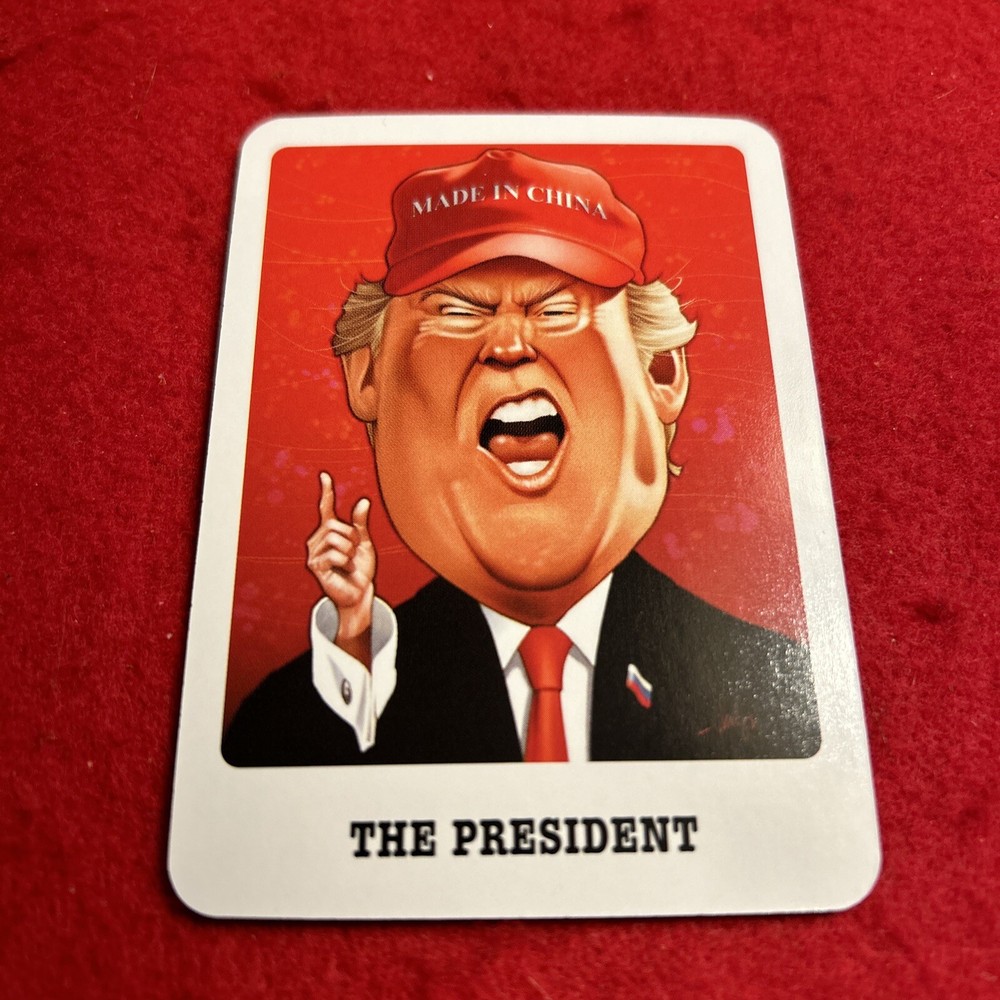 2017 Donald Trump Fake News Real News “The President” Card
