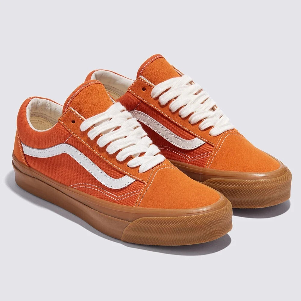 VANS Old Skool Gum Marmalade Orange Sneakers with FAST US Shipping