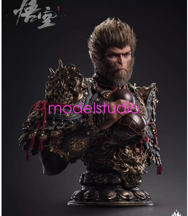 Queen Studio Black Myth: Wukong Bust Resin Model Painted 1/1 Scale Pre-order New