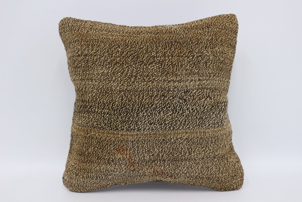 Ethnical Kilim Rug Pillow, Throw Kilim Pillow, 14