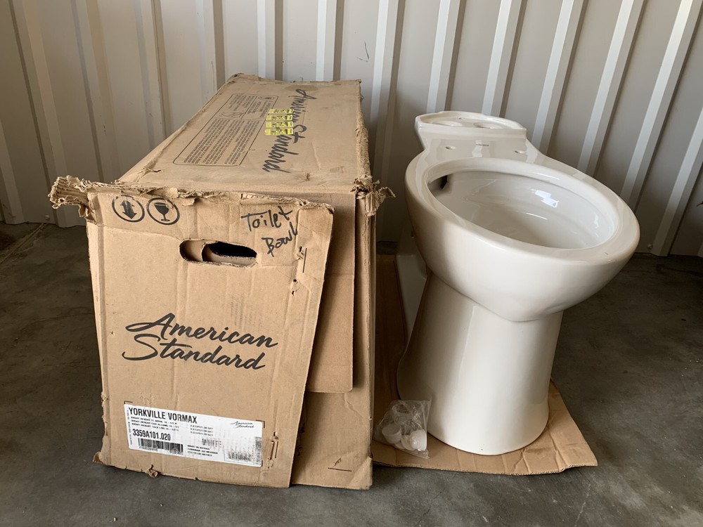 American Standard 3359A101.020 Yorkville Vormax Elongated Toilet Bowl 1.28 GPF