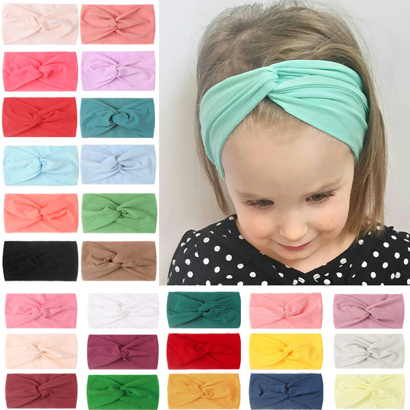 Soft Nylon Headbands for Babies Toddlers Kids DIY Hair Accessories