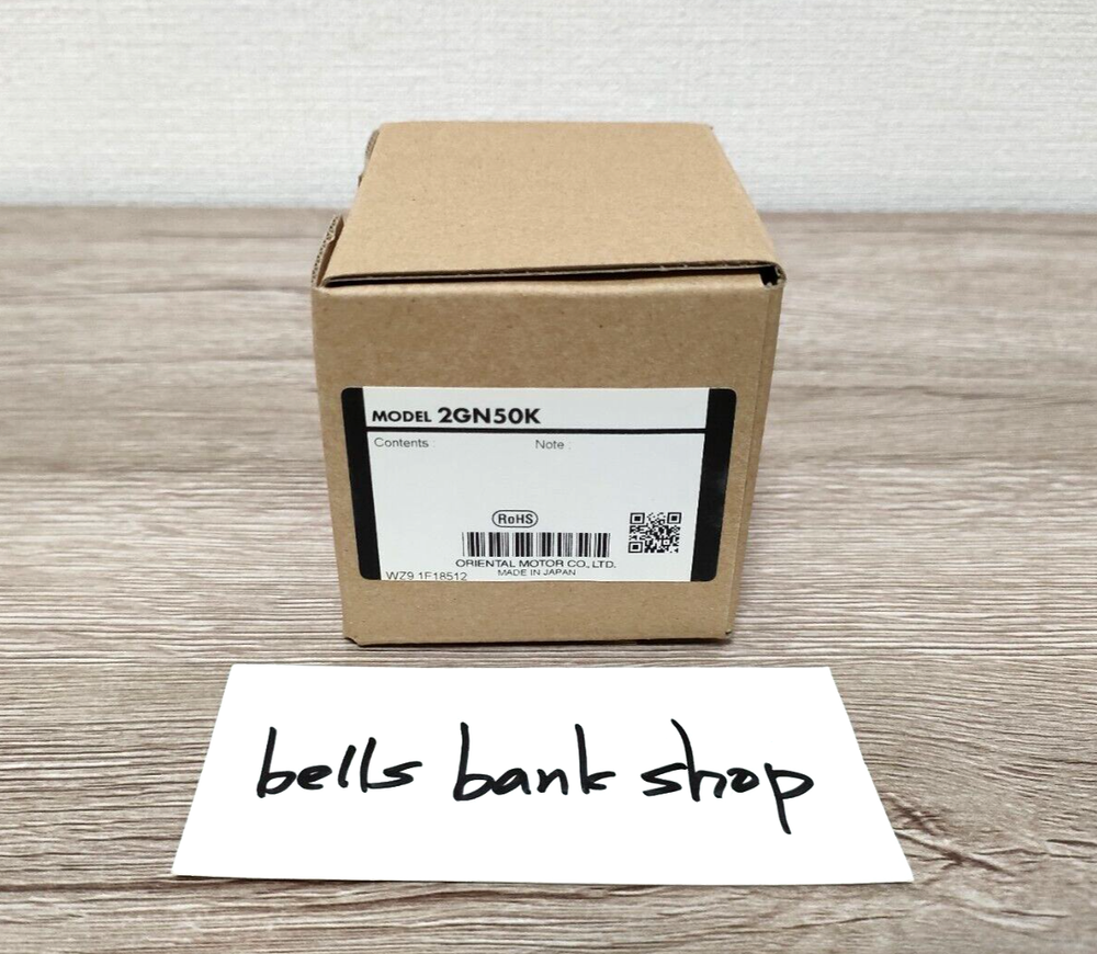 Oriental Motor 2GN50K Gearhead NEW