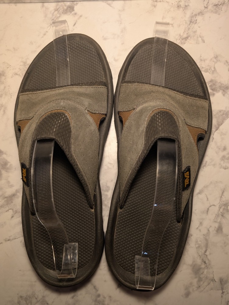 Teva Katavi 2 Slip On Slides Men Sz 9 Brown Beach Cruise Vacation Sandals