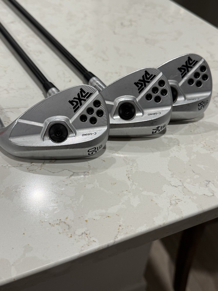 PXG C-GRIND Wedge Set 50/10, 54/10, 58/10 Silver Black Golf Clubs