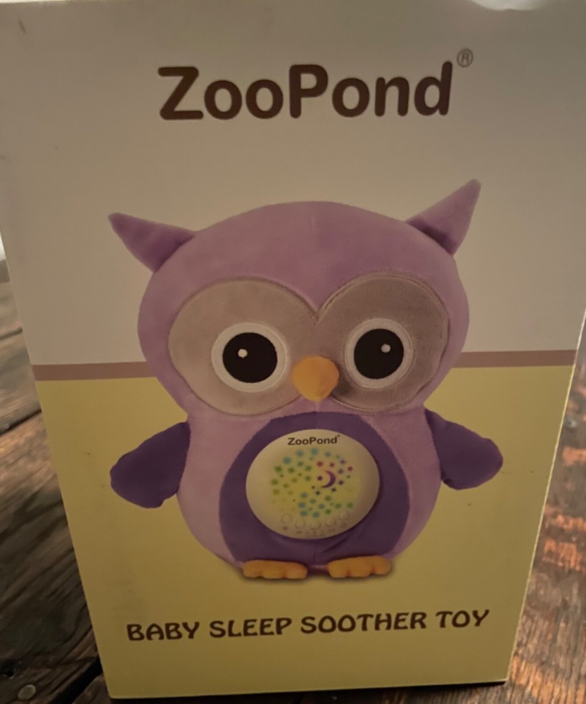 ZooPond Baby Soother, Baby Night Light & Sound Machine, Crib Toys w/ Music Light